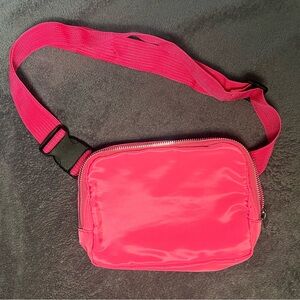 Vibrant Pink Crossbody Bag